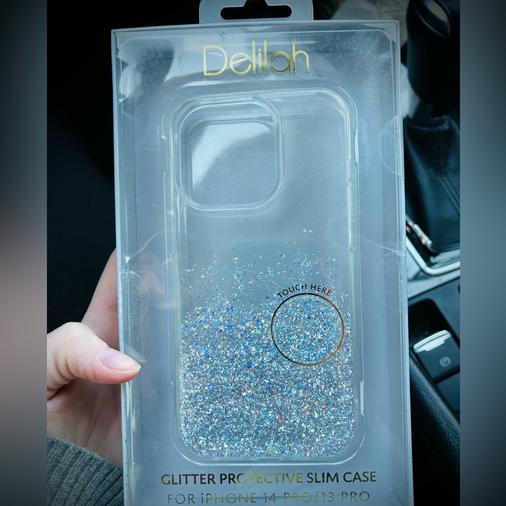 iPhone 14 Pro Clear Glitter